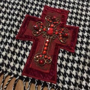 Embellished handmade scarf